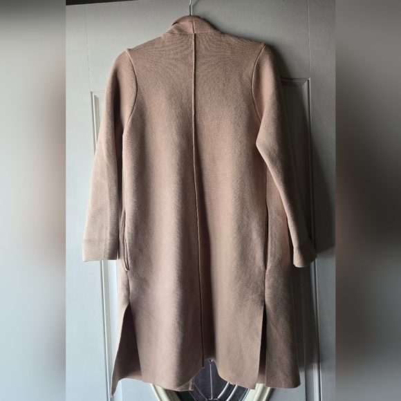 Chicwish Classy Open Front Knit Coat in Light Tan ~ Medium - Picture 8 of 8